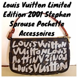 Swan Dive Consignment - Louis Vuitton Limited Edition Stephen Sprouse Pochette