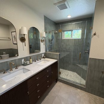Mark Rolandelli Construction - Our bathroom transformed from the 50's.. - General Contractors Near Me