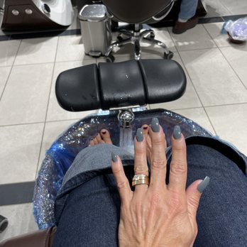 Pampered Nails - Dip powder nails by salon owner Cindy. Next up: pedicure! - Nail Salons Near Me - Evergreen, Colorado