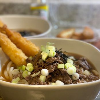 Kunugi Noodle - a bowl of beef and noodles - Japanese Near Me - Foster City, California Kunugi Noodle - a bowl of beef and noodles - Japanese Near Me - Foster City, California