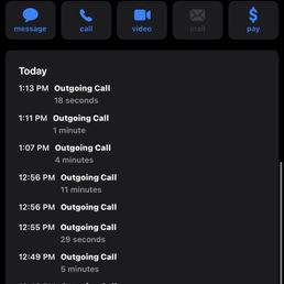 My call long from calling this pharmacy