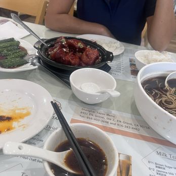 Shanghai Tapas - 1. Sweet and Sour Baby Cucumbers   Shanghai style braised pork belly   22. Beef Noodle Soup - Shanghainese Near Me - Elk Grove, California