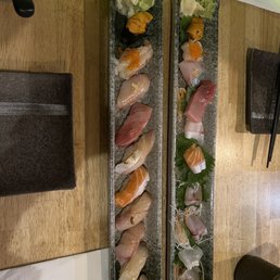Omakase sashimi and omakase Nigiri Omakase Omakase sashimi and omakase Nigiri Omakase