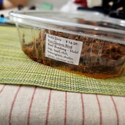 Indo Java - Beef Rendang container. Excellent