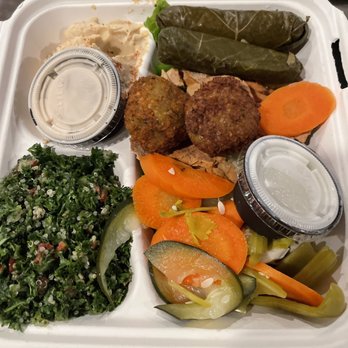 Anita's Kitchen - Mixed Mezza take out box Vegetarian Mezza stuff - Lebanese Near Me - Ferndale, Michigan Anita's Kitchen - Mixed Mezza take out box Vegetarian Mezza stuff - Lebanese Near Me - Ferndale, Michigan