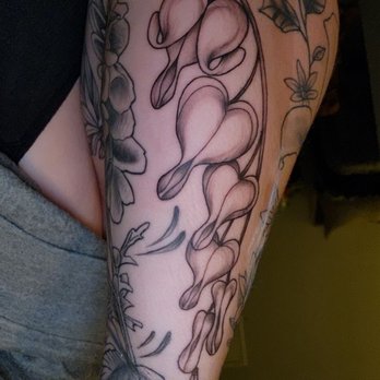 Esperanza Ink Tattoos - Just finished and wrapped Bleeding Hearts. - Tattoo Near Me - Montclair, California