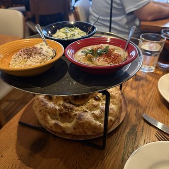 Dear Margo - Spicy feta, hummus, cucumber yogurt - Mediterranean Near Me - New York, New York