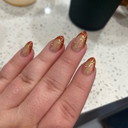 Allure Nails & Lashes - SNS fill with design