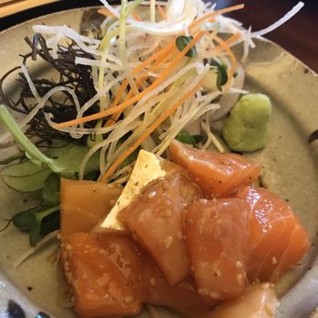 Yakitori Hachibei - Salmon poke - Japanese Near Me - Honolulu, Hawaii Yakitori Hachibei - Salmon poke - Japanese Near Me - Honolulu, Hawaii