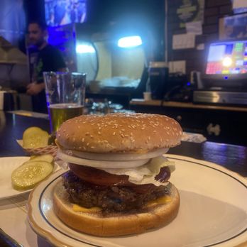 Krug's Tavern - Cheeseburger - Dive Bars Near Me - Newark, New Jersey