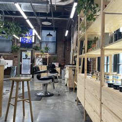 Brick & Mortar Barber Shop - Inside