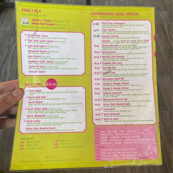 Lemongrass Brooklyn - Menu (Oct 2021) - Thai Near Me - Brooklyn, New York