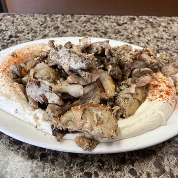 Beirut Restaurant - Hummus with Chicken - Middle Eastern Near Me - Romulus, Michigan