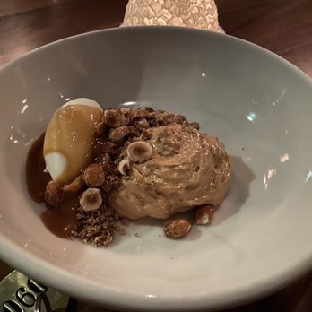 Boka - Dessert: Caramelized Hazelnut - New American Near Me - Chicago, Illinois Boka - Dessert: Caramelized Hazelnut - New American Near Me - Chicago, Illinois
