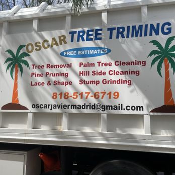 Oscar Madrid Tree Service - Oscar's fantastic tree trimming truck - Tree Services Near Me Oscar Madrid Tree Service - Oscar's fantastic tree trimming truck - Tree Services Near Me