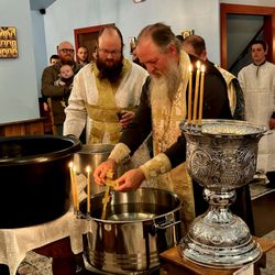 Holy Myrrhbearers Orthodox Church - Blessing of the water