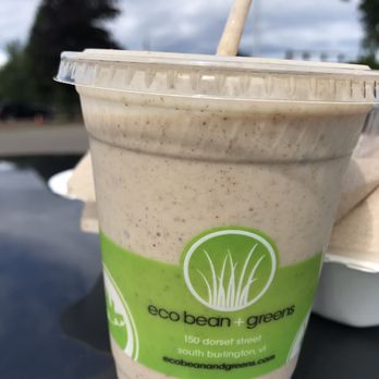 Eco Bean + Greens - Almond butter cup smoothie - Coffee & Tea Near Me - South Burlington, Vermont