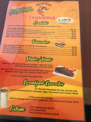 Menu photo 3 Mariscos Camaron Pelado Dinuba, CA