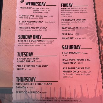 Ding-A-Ling - Menu - Steakhouses Near Me - Orfordville, Wisconsin
