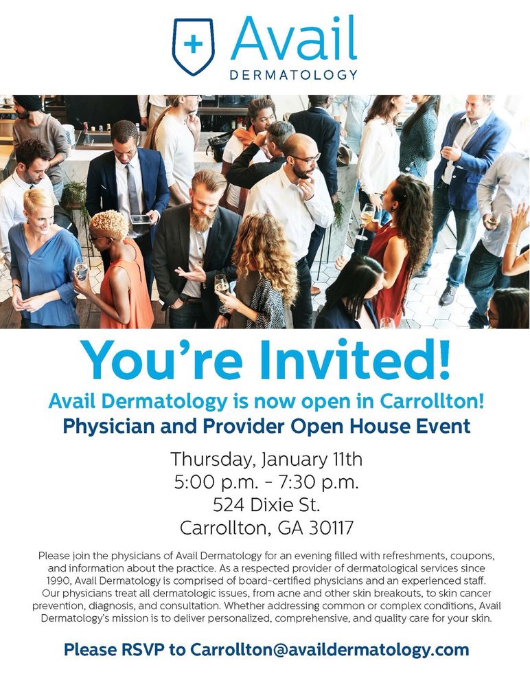 AVAIL DERMATOLOGY Updated August 2024 524 Dixie St, Carrollton