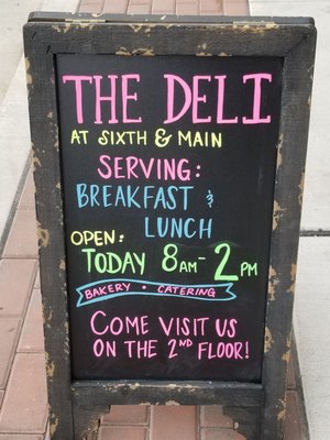 Menu photo 1 The Deli At Sixth & Main Auburn, IN