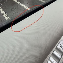 Scratches from tinting tool. Scratches from tinting tool.