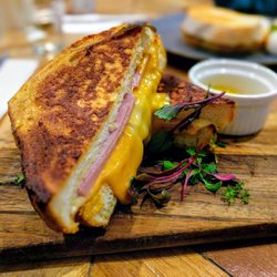 C.R.E.A.M - French Toast Ham and Cheese Toastie. How does this even work? (hint: it does!)