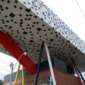 OCAD UNIVERSITY - Ontario College of Art-Design, designed by Will Alsop - Art Schools Near Me - Toronto, Ontario