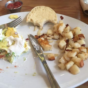 First Watch - Finishing my bacado omelette.. Very nice! - Breakfast & Brunch Near Me - Boca Raton, Florida