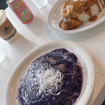 Aloha Stacks - Ube Coconut Pancakes, Loco Moco, Aloha Hawaiian Latte - Pancakes Near Me - Cerritos, California Aloha Stacks - Ube Coconut Pancakes, Loco Moco, Aloha Hawaiian Latte - Pancakes Near Me - Cerritos, California