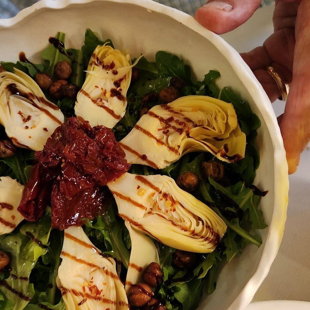 Luca Turci - Artichoke salad - Italian Near Me - Winter Park, Florida Luca Turci - Artichoke salad - Italian Near Me - Winter Park, Florida