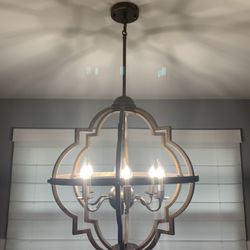 Perfected Electric Services - Decorative Wooden Chandelier