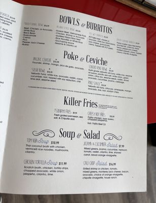 Menu photo 2 Pacific Coast Tacos Houston, TX
