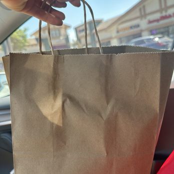 Lantern Vietnamese Kitchen - To go bag for my banh mi - Breakfast & Brunch Near Me - Rancho Cucamonga, California