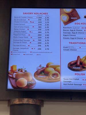 Menu photo 2 Kolache Factory Sugarland, TX