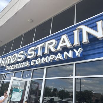 Kros Strain Brewing - Front sign! - Breweries Near Me - La Vista, Nebraska