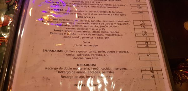 Menu photo 6 Posta del Este Costa del Este, C