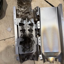 Caspian Appliance Repair Pros - Burnt part of a dryer