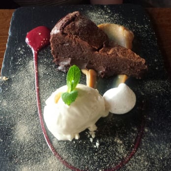 The Brunswick - Chocolate brownie with some amazing soft toffee sauce that everybody stole. - British Near Me - Hove, BNH