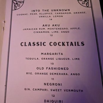 Commerce Bar - Don't sleep on the fall 2024 menu! The Into the Unknown is the perfect after dinner drink. - Speakeasies Near Me - Pittsburgh, Pennsylvania