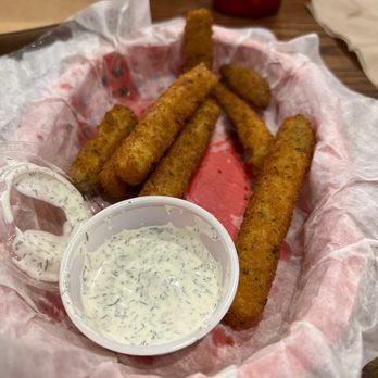 Papa Bees - Fried zucchini with dill sauce! - Chicken Wings Near Me - Longwood, Florida Papa Bees - Fried zucchini with dill sauce! - Chicken Wings Near Me - Longwood, Florida