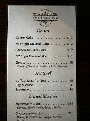 Menu photo 5 The Reserve Danbury, CT