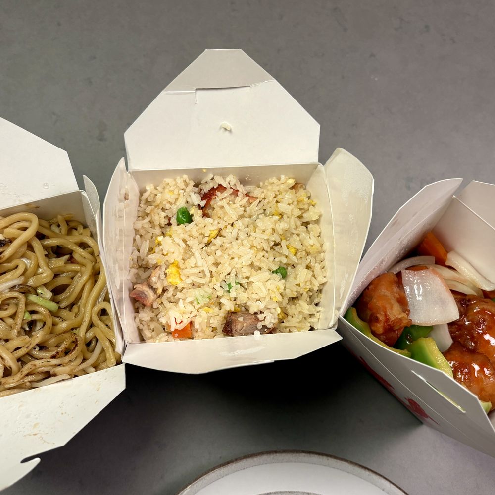 Kowloon Kitchen - Combination dinner (chow mein, fried rice, sweet & sour pork) - $19.50 - Chinese Near Me - San Jose, California