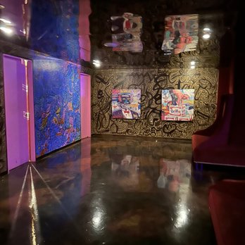 Bar Tabu - Bathroom area was very unique, just multiple pink doors that lead to unisex rooms. - Salad Near Me - Chicago, Illinois