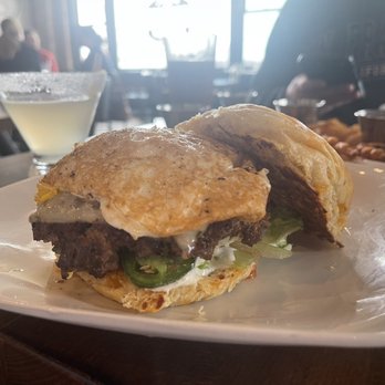 Ironhorse Kitchen + Bar - Jalapeño Lovers Burger (added fried egg) - Bars Near Me - Minot, North Dakota Ironhorse Kitchen + Bar - Jalapeño Lovers Burger (added fried egg) - Bars Near Me - Minot, North Dakota
