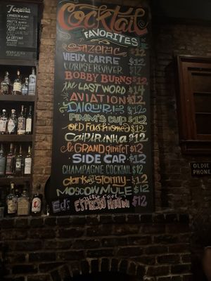 Menu photo 1 Bar Tonique New Orleans, LA