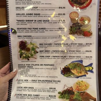LucKi Thai Bistro - 05/22/2026 - Specials Menu - Thai Near Me - Las Vegas, Nevada