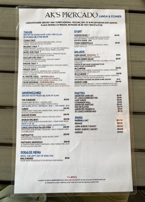 Menu photo 6 AK's Mercado Walla Walla, WA