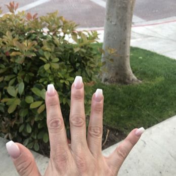 Gloss Nails Studio - Pink and white ombré - Nail Salons Near Me - Santa Clarita, California Gloss Nails Studio - Pink and white ombré - Nail Salons Near Me - Santa Clarita, California