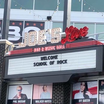 Joe's Live - Front marquee - Music Venues Near Me - Rosemont, Illinois
